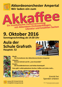 Akkaffee 2016 Plakat